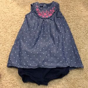 Carters 12mo dress with bloomers
